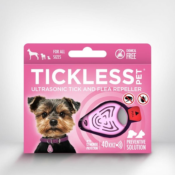 Tickless- Pet punkkikarkotin lemmikeille - pinkki