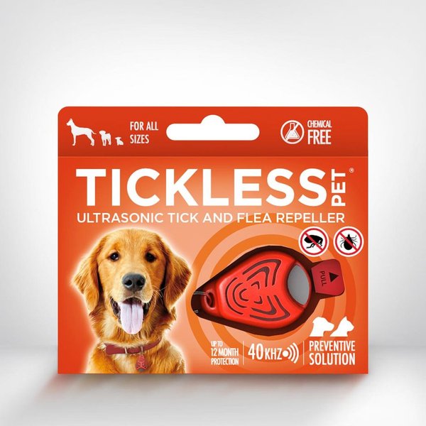 Tickless- Pet punkkikarkotin lemmikeille - oranssi